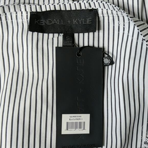 Kendall + Kylie Poplin Cutout Shirt - Size S - NWT - Picture 5 of 8